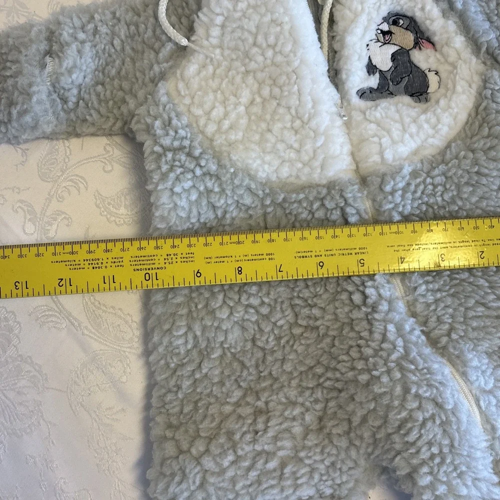 Vintage 60s 70s Sears Snow Suit‎ Infant Hoodie RARE Bunny Walt Disney Thumper